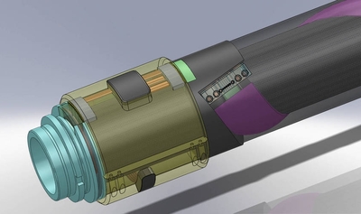 Icon Polymer intelligent connector refuelling hose